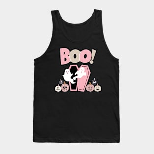 Boo Halloween T-Shirt Tank Top